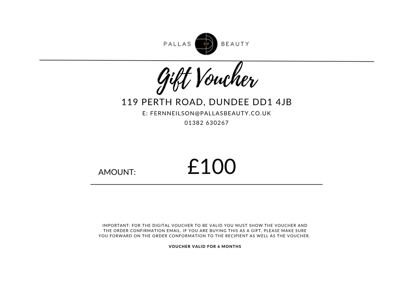 Digital Gift Voucher