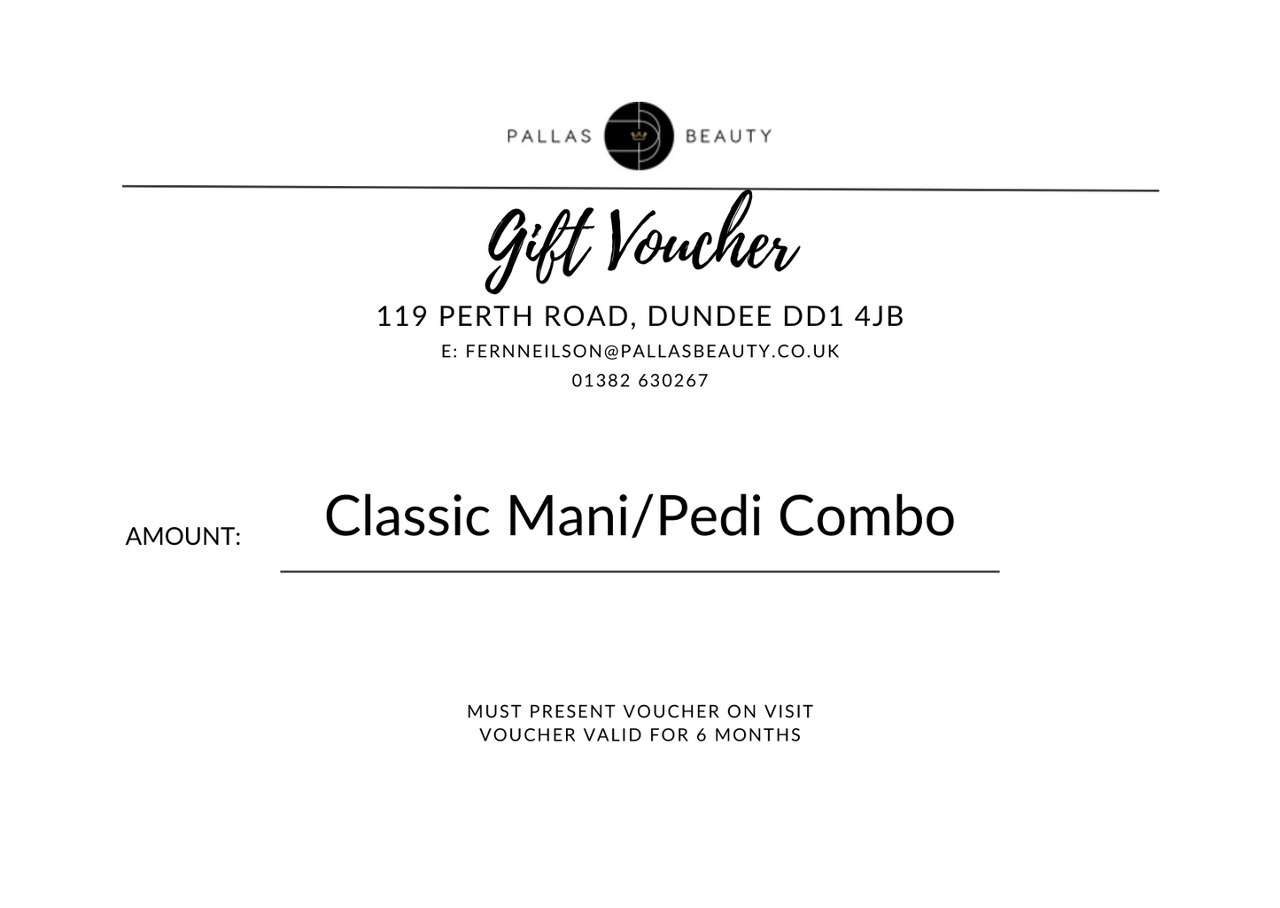 Digital Gift Voucher