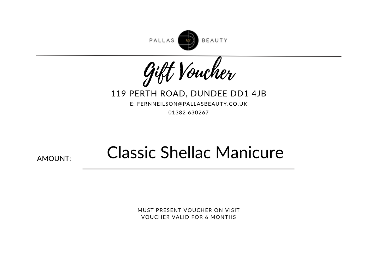 Digital Gift Voucher