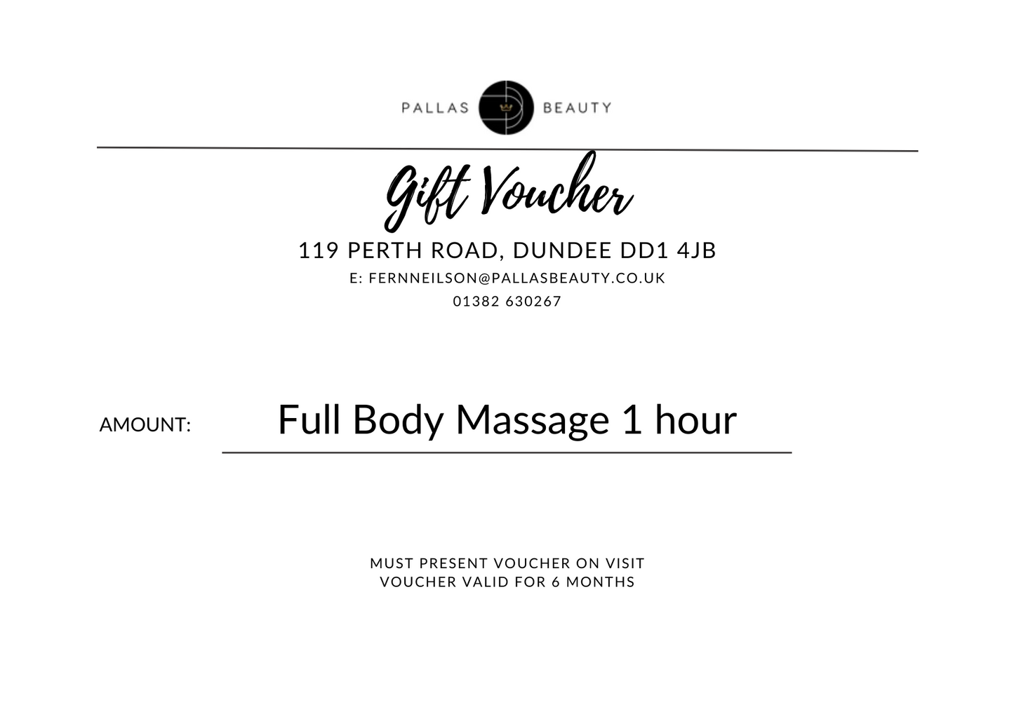 Digital Gift Voucher