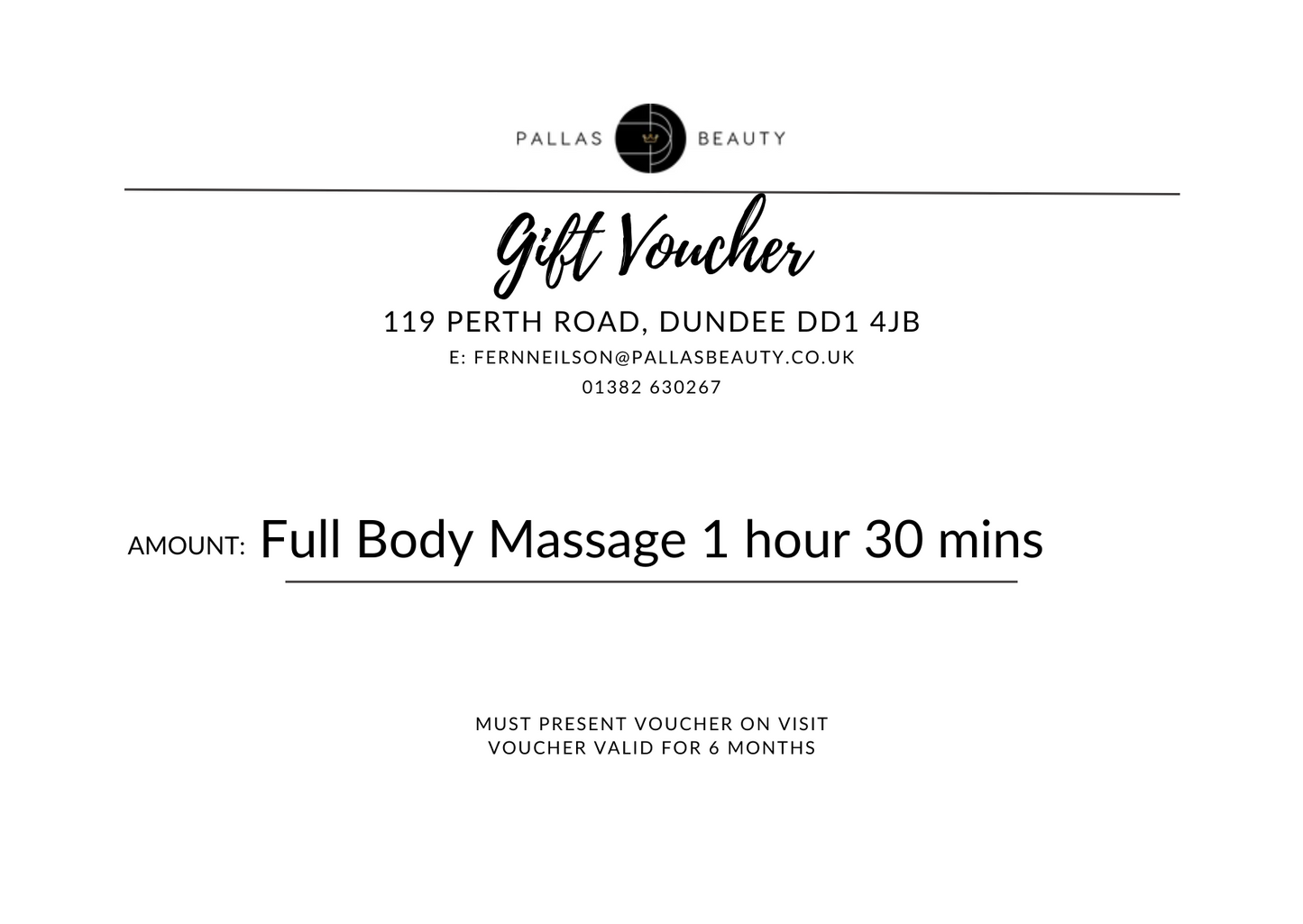 Digital Gift Voucher