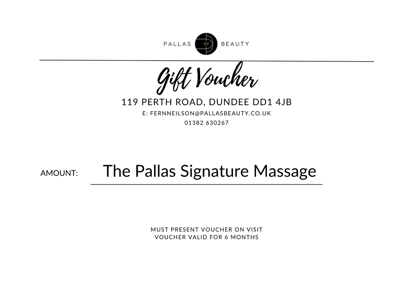 Digital Gift Voucher