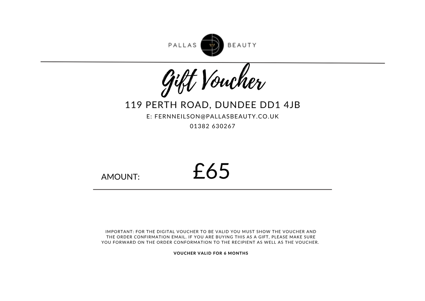 Digital Gift Voucher