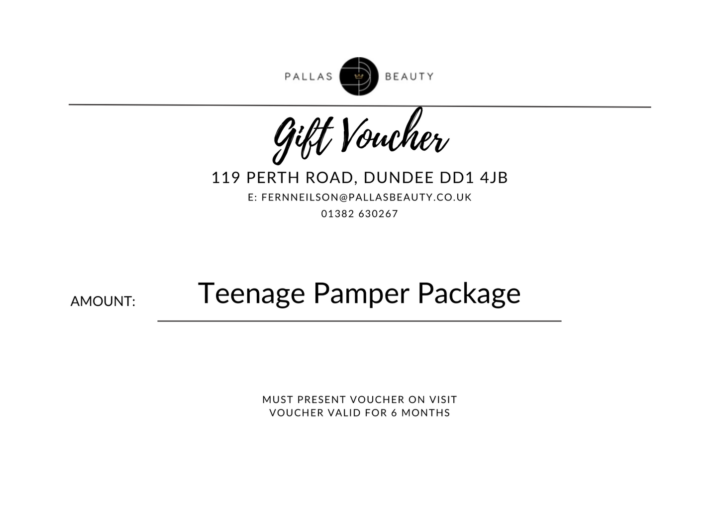 Digital Gift Voucher