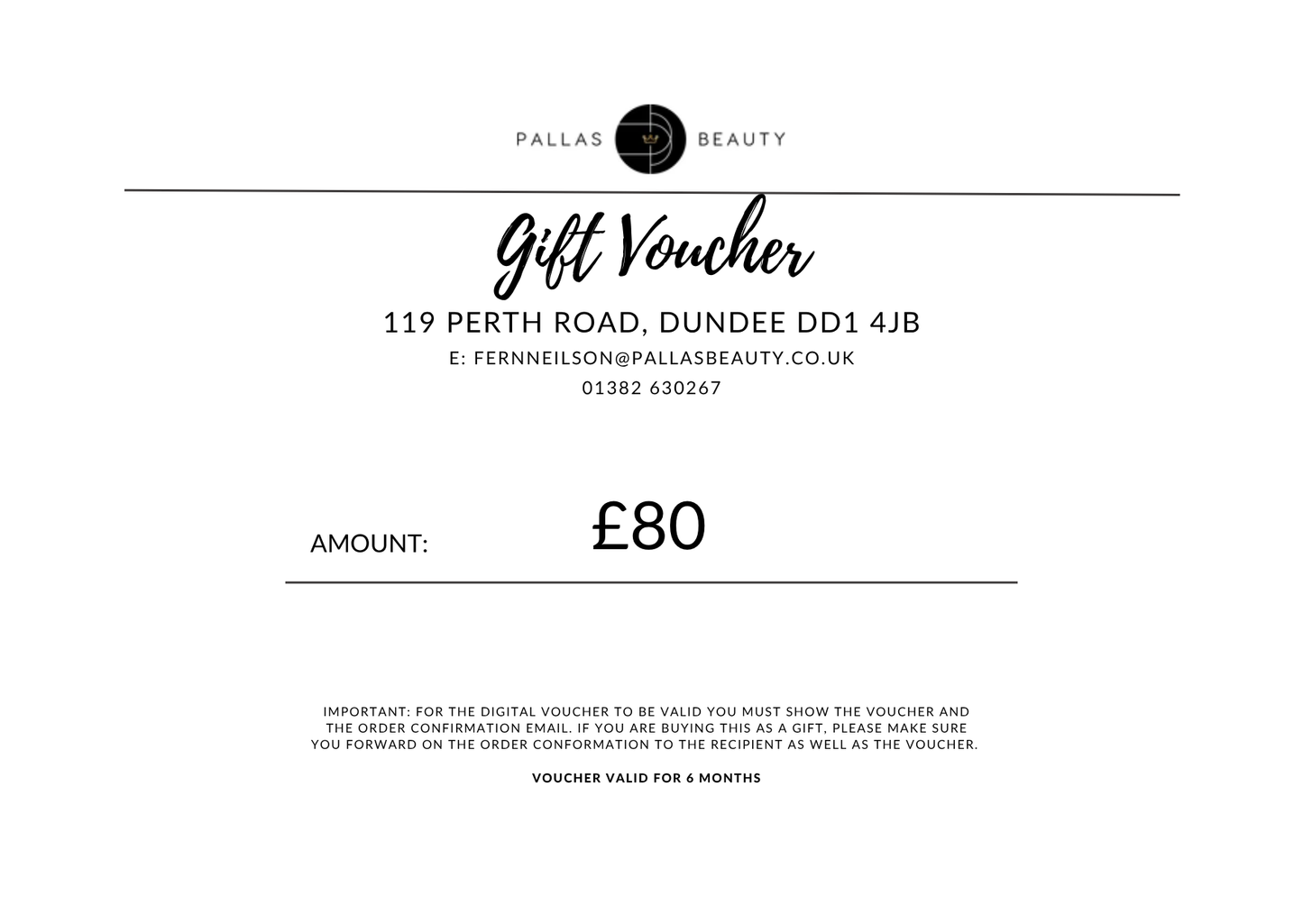 Digital Gift Voucher