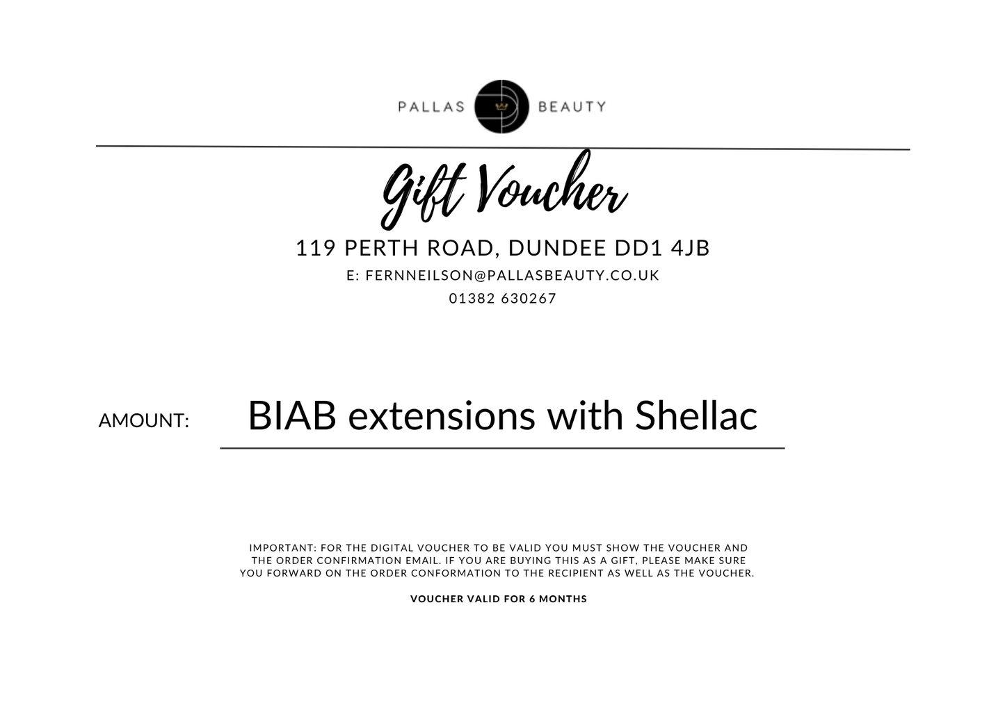 Digital Gift Voucher