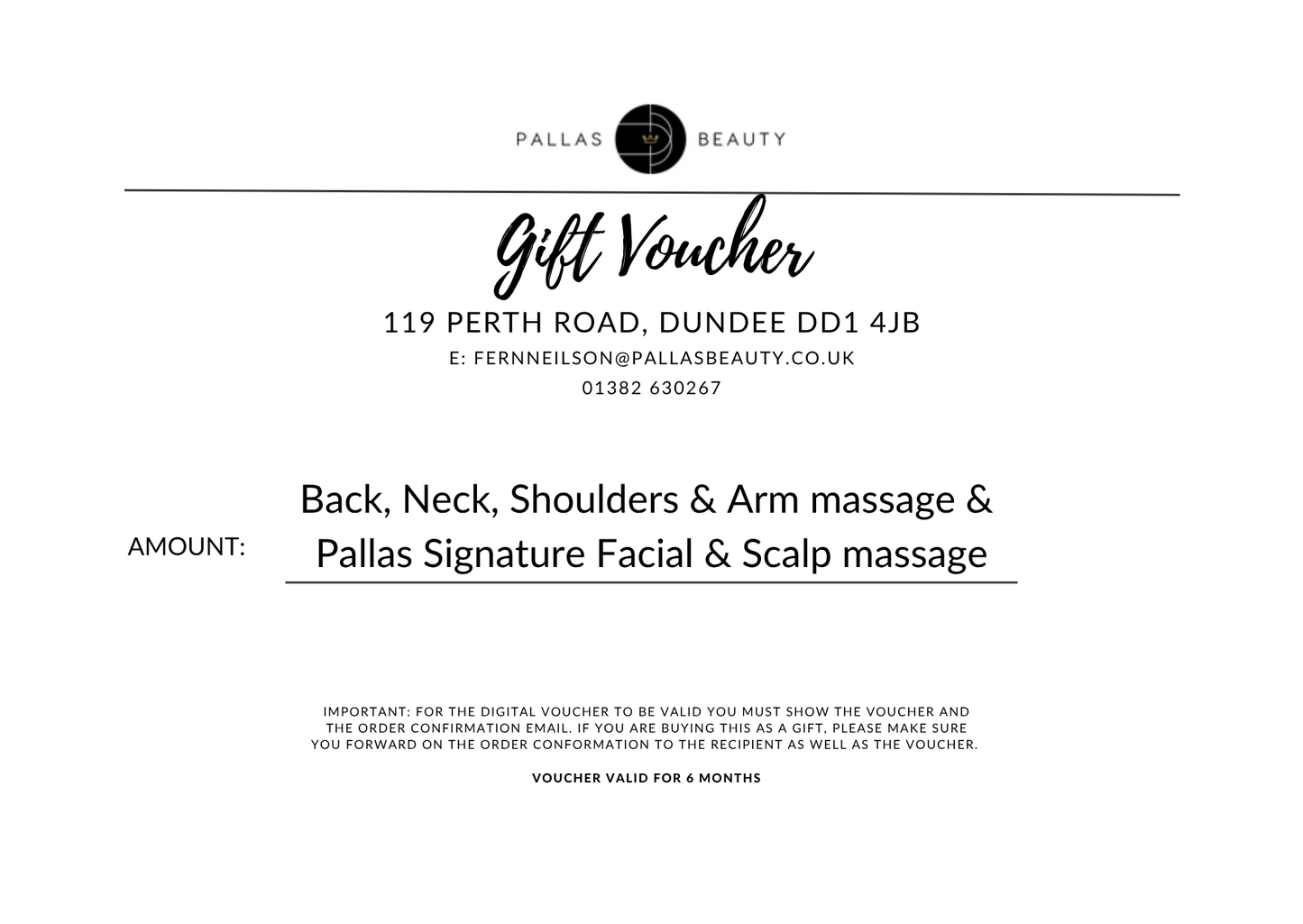 Digital Gift Voucher