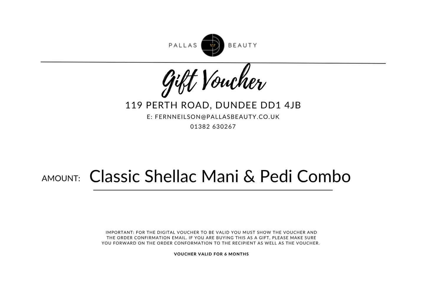 Digital Gift Voucher