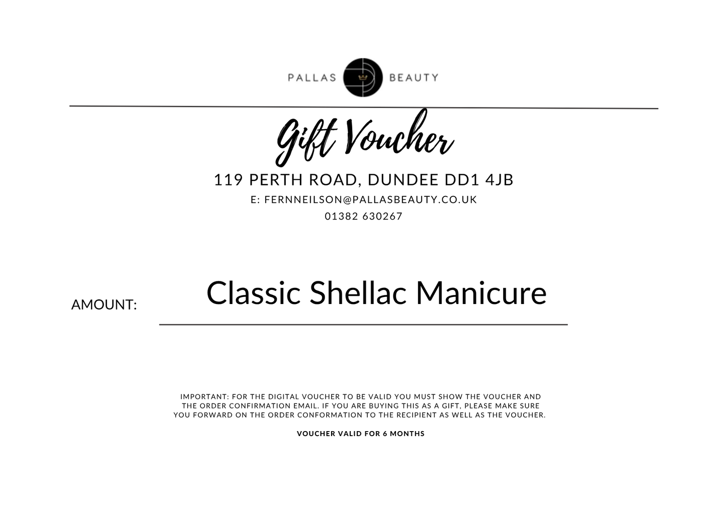 Digital Gift Voucher