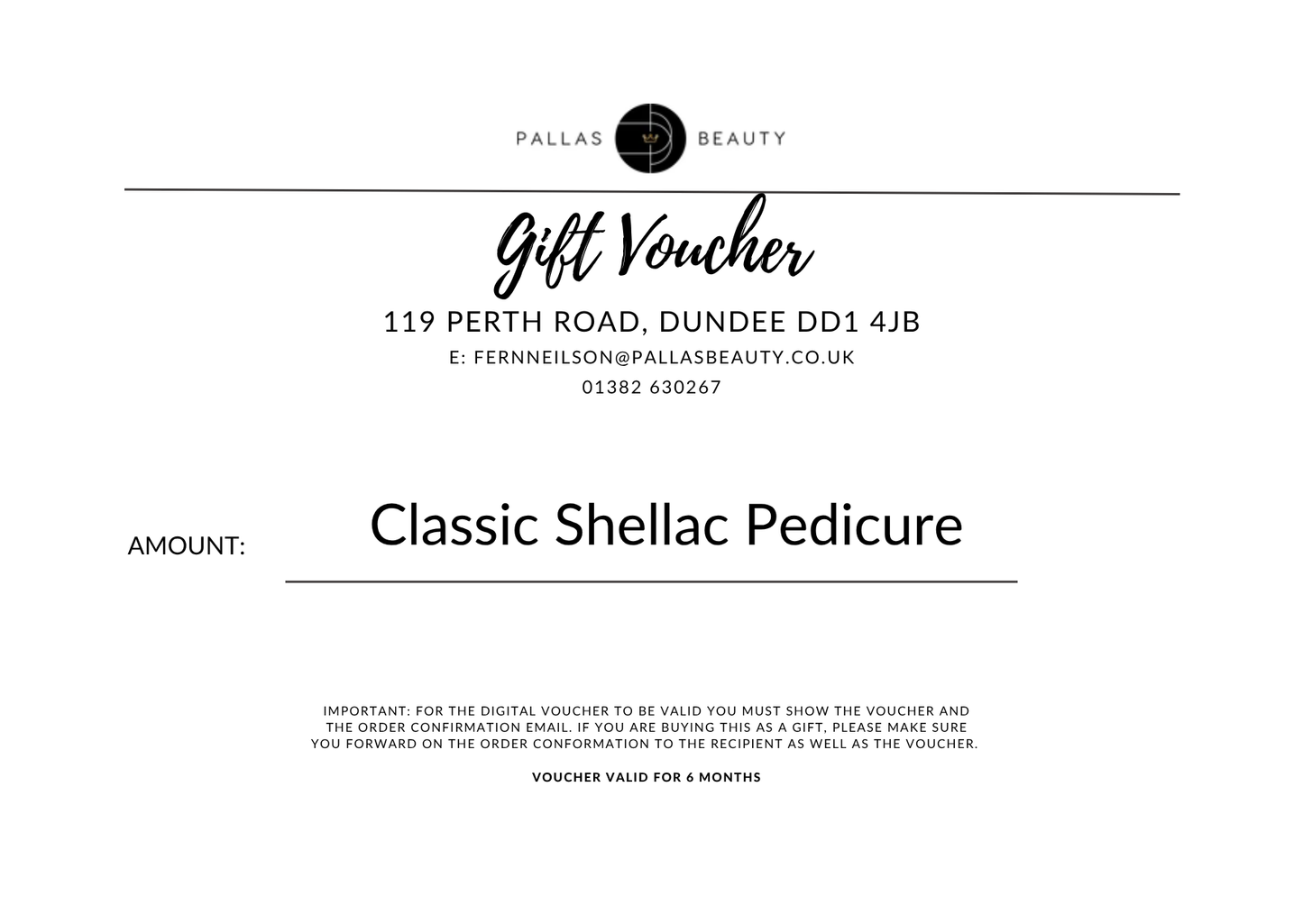 Digital Gift Voucher