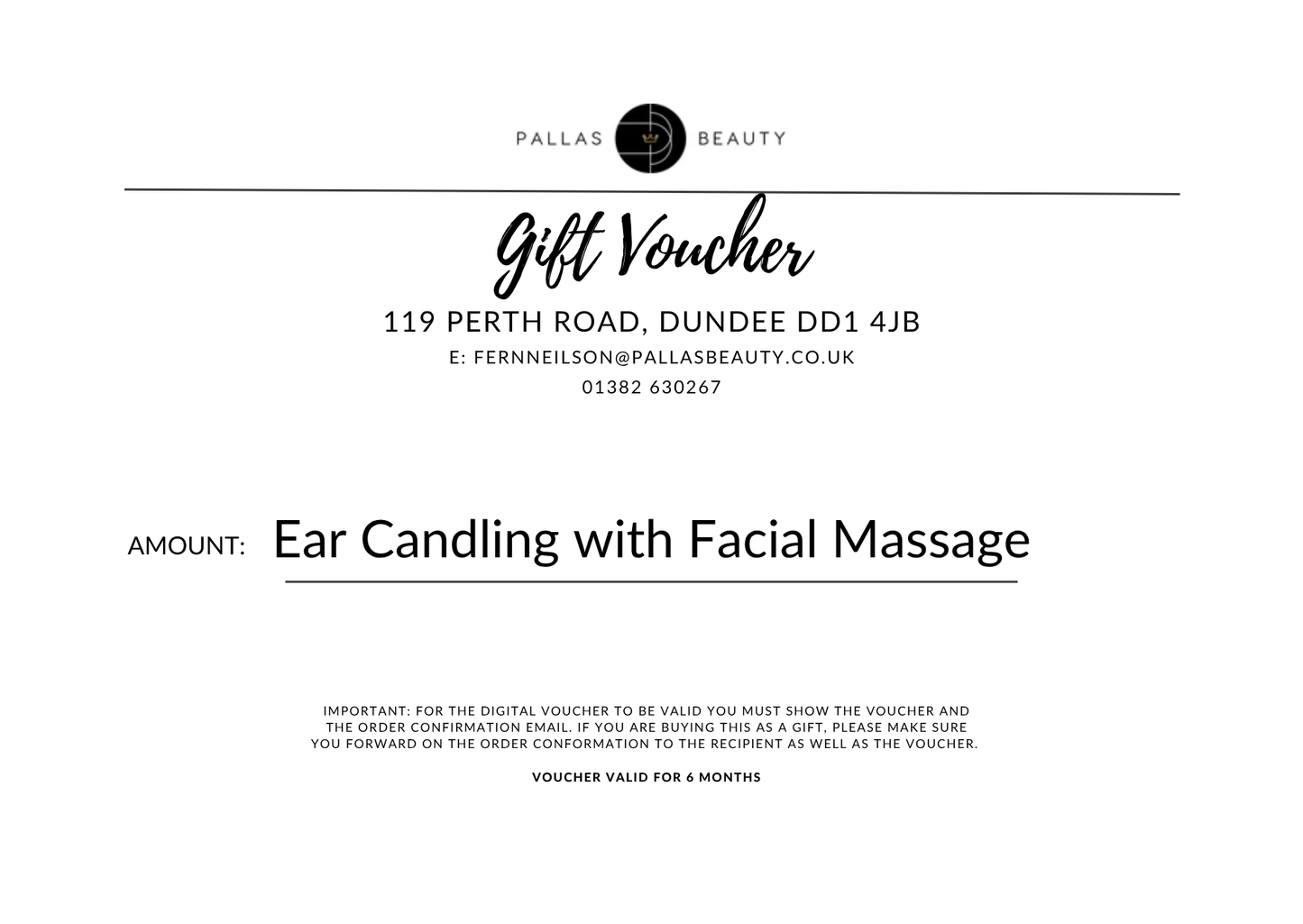 Digital Gift Voucher
