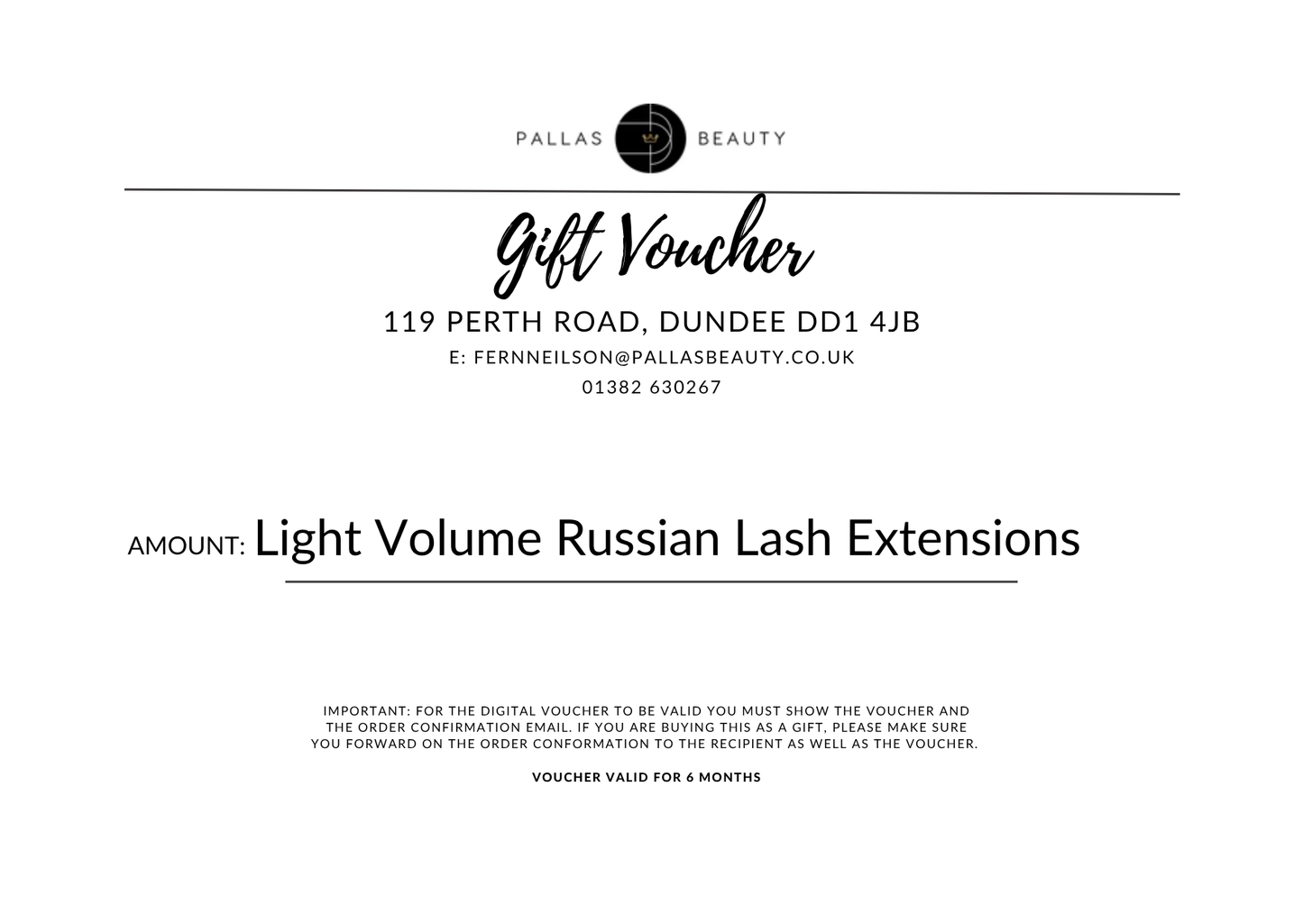 Digital Gift Voucher