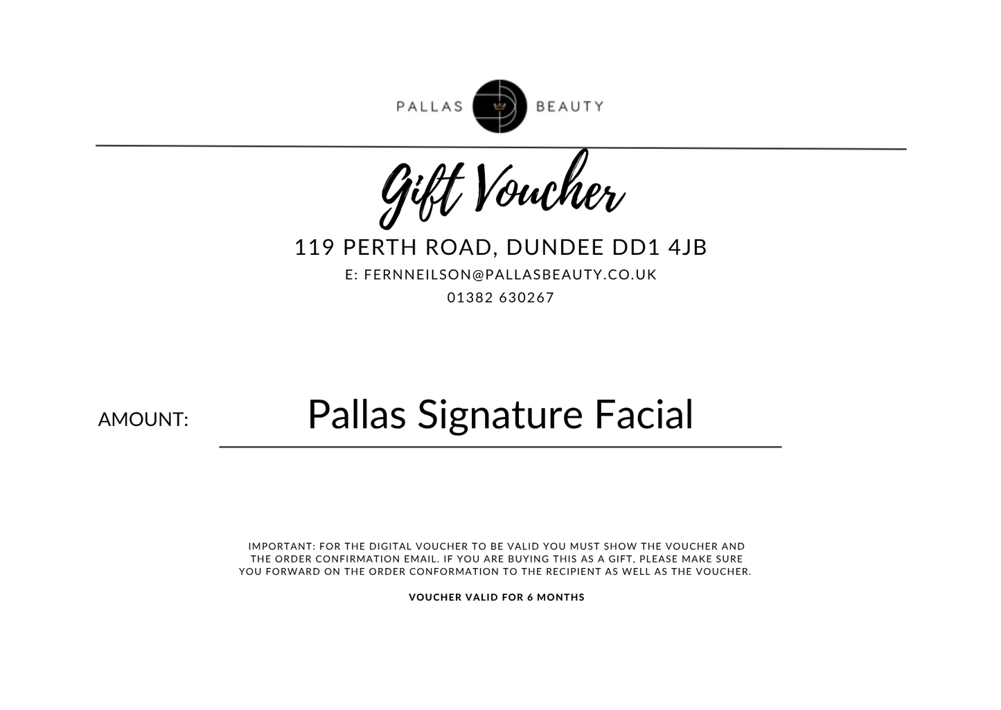 Digital Gift Voucher