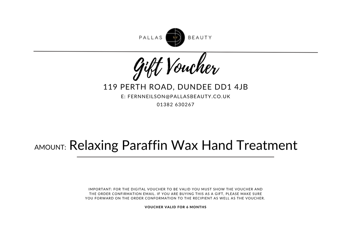 Digital Gift Voucher