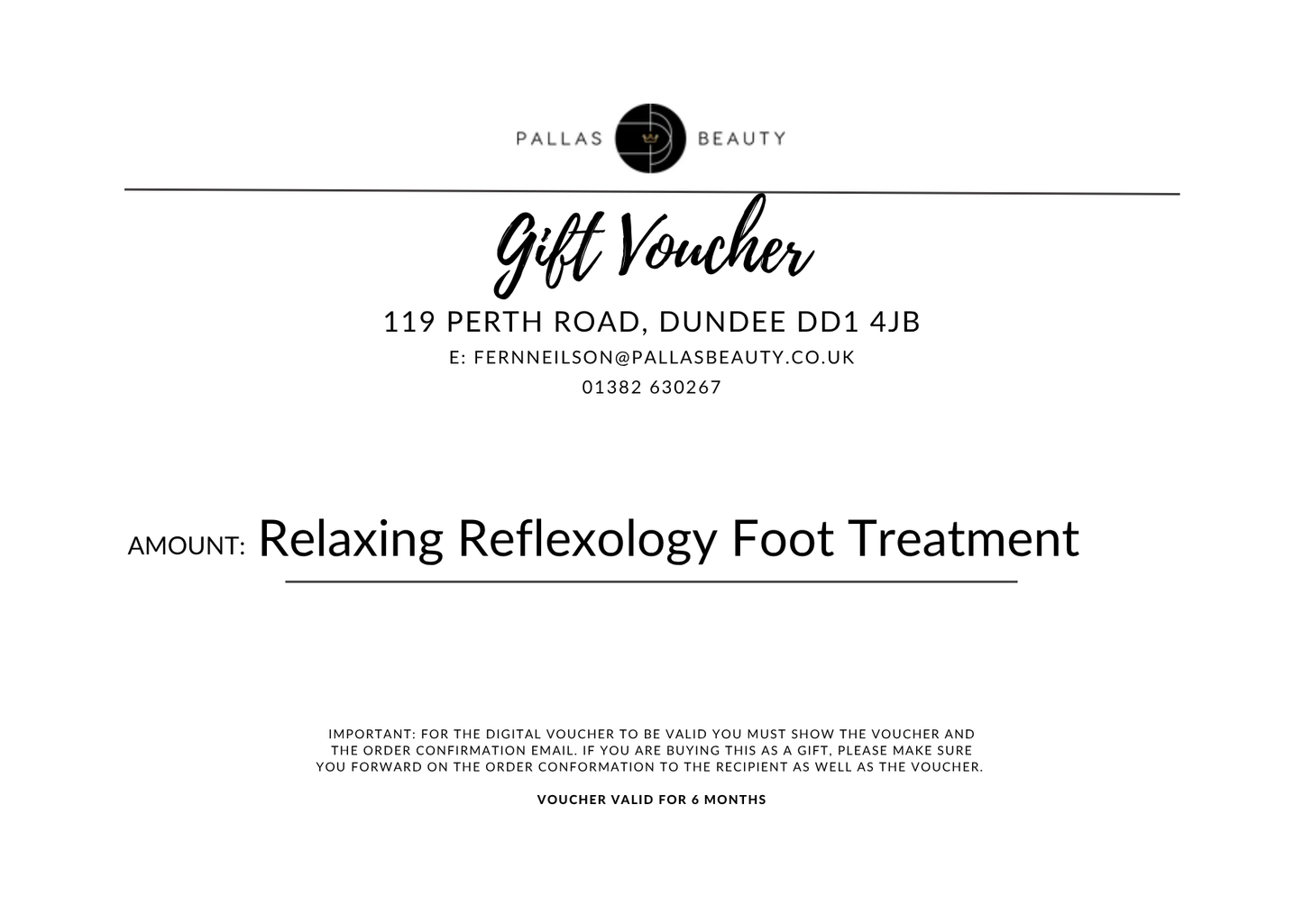Digital Gift Voucher