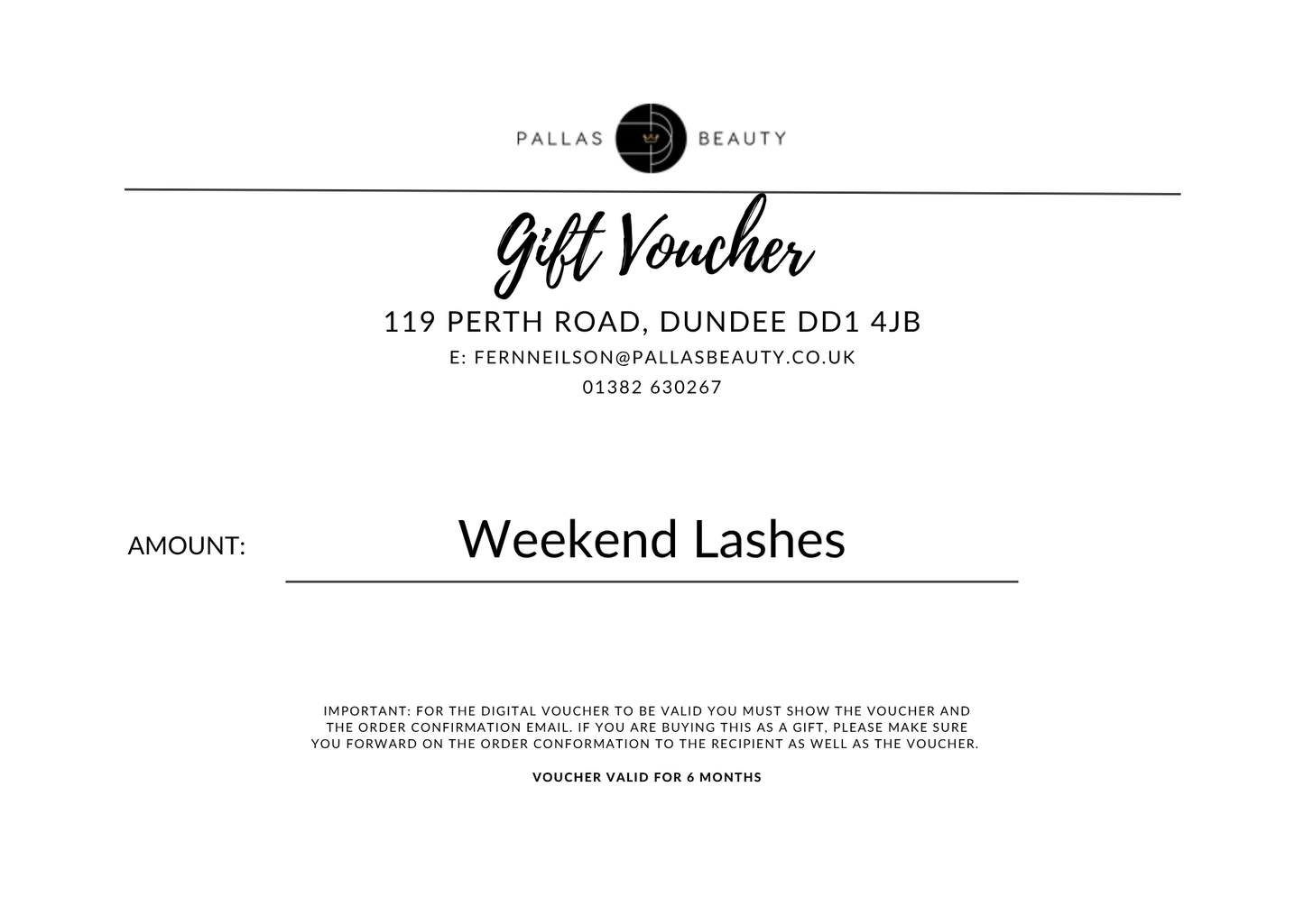 Digital Gift Voucher